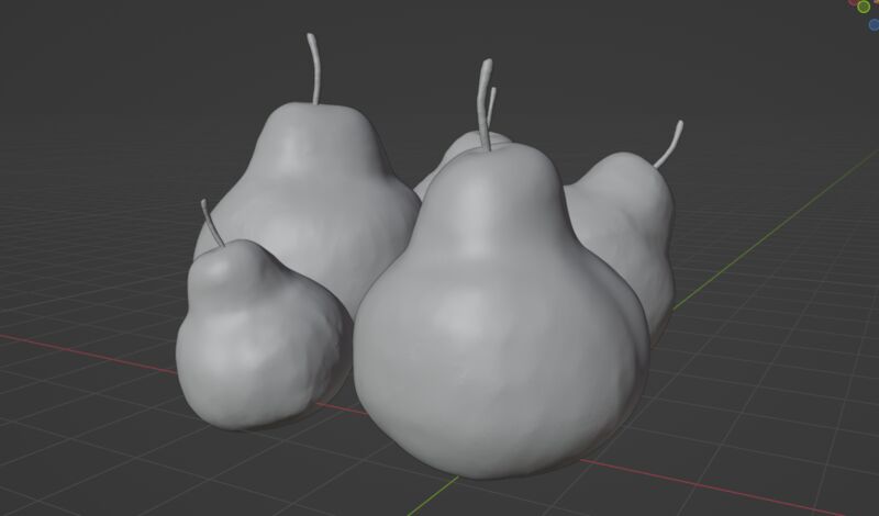 A screenshot of some unshaded pears